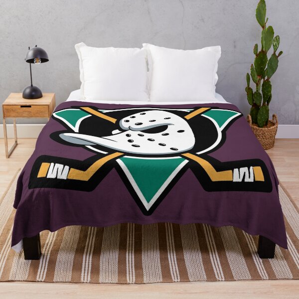 Vintage 90s Anaheim Mighty Ducks Hockey Crewneck Sweatshirt - Trends Bedding