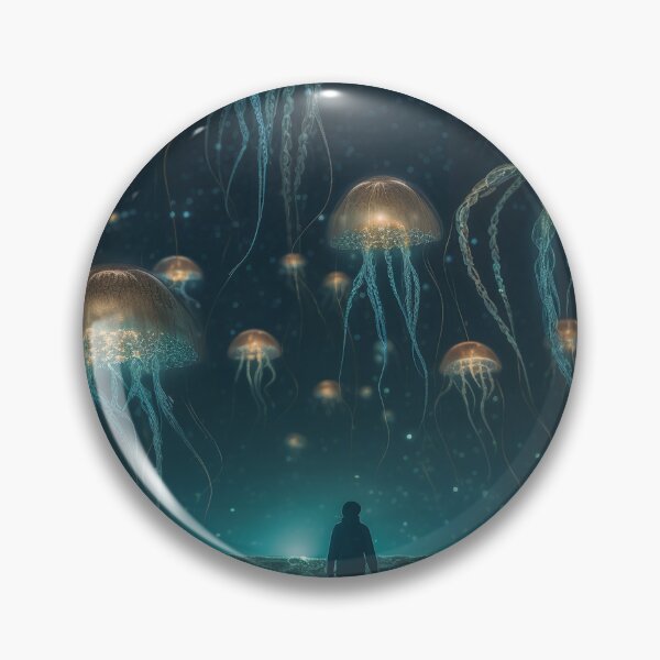 Item preview, Jellyfish Swarm Over the Prairie designed and sold by Satorizations.