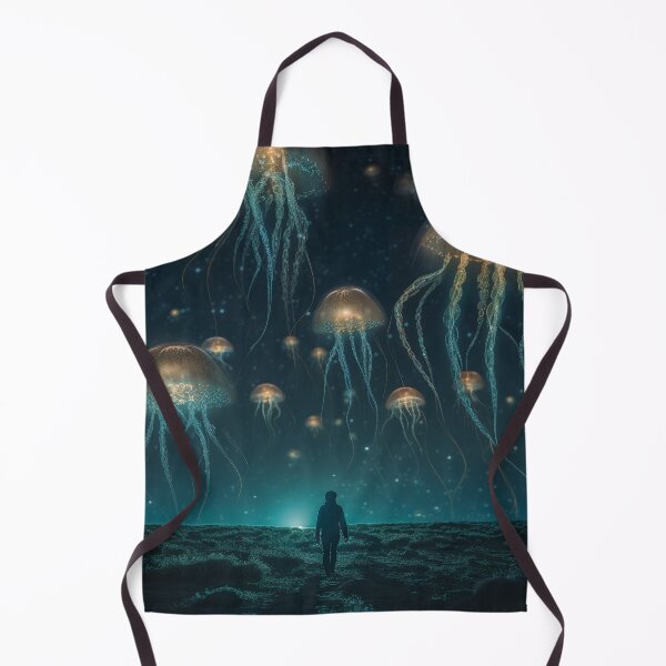 Item preview, Jellyfish Swarm Over the Prairie designed and sold by Satorizations.