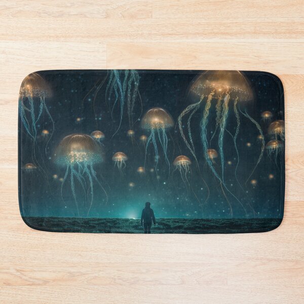 Item preview, Jellyfish Swarm Over the Prairie designed and sold by Satorizations.