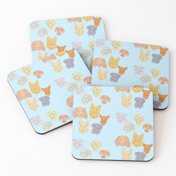 Item preview, Dog Portrait Illustration Pattern designed and sold by Adam Regester.