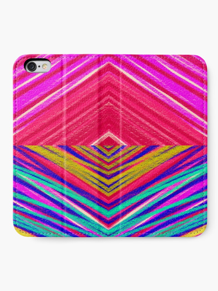Alternate view of Psychedelic Rainbow iPhone Wallet