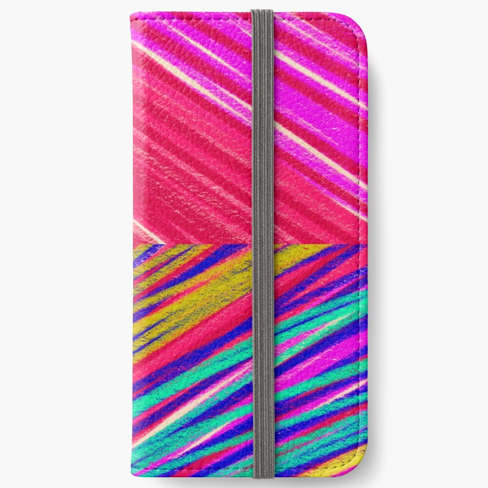 Psychedelic Rainbow iPhone Wallet