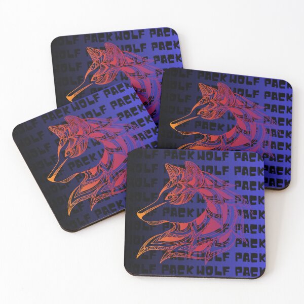Item preview, Wolf Pack | Vibrant Art designed and sold by KatsCanvas.