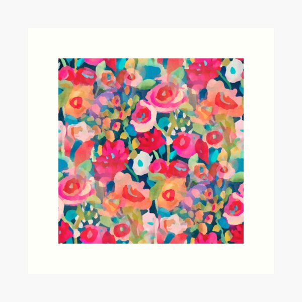 Aperçu de l'œuvre Imprimé floral juteux créée et vendue par Suzanne Allard Design.