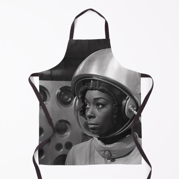 Item preview, Retro Futuristic Space Age Black Woman in spacesuit designed and sold by FuturistMe.
