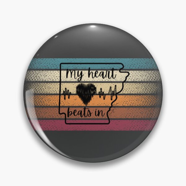 Item preview, My heart beats in Arkansas designed and sold by HooYooTeeTees.