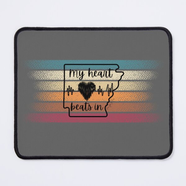 Item preview, My heart beats in Arkansas designed and sold by HooYooTeeTees.