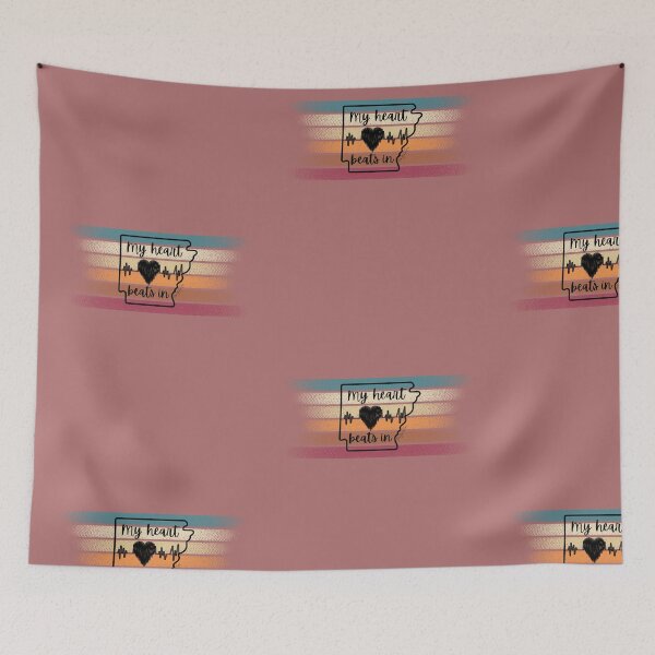 Item preview, My heart beats in Arkansas designed and sold by HooYooTeeTees.