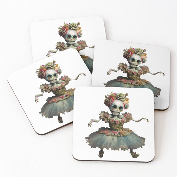 Item preview, Zombie Robot Ballerina : Sugar Skullerina designed and sold by MTJ-Mushrooms.