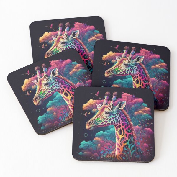 Item preview, Giraffe in Neon designed and sold by Teixeira224.