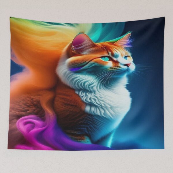 Item preview, cat in neon designed and sold by Teixeira224.