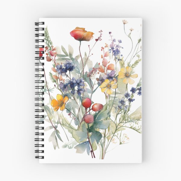 Item preview, Watercolor Wildflower Bunch designed and sold by LeafyLife.