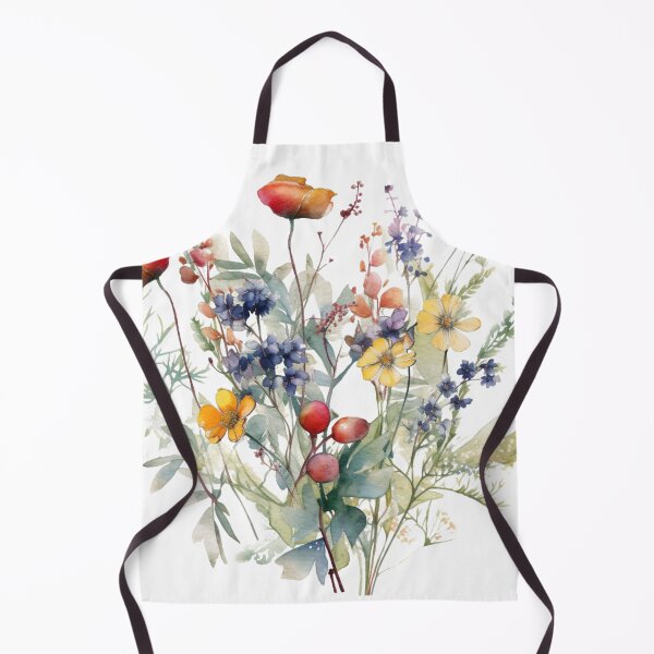 Item preview, Watercolor Wildflower Bunch designed and sold by LeafyLife.