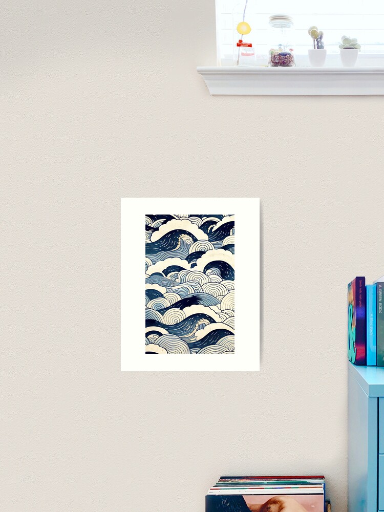 Japanese Clouds and Waves