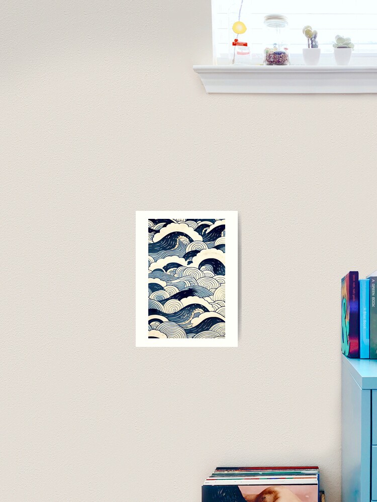 Japanese Clouds and Waves