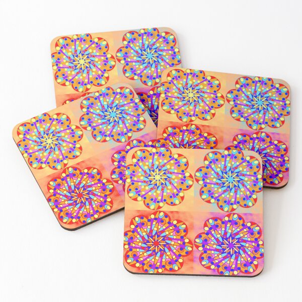 Item preview, Sea Urchin Carnival Patchwork designed and sold by PurpleSandpiper.