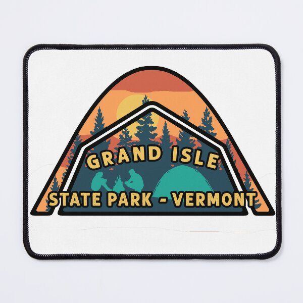 Item preview, Grand Isle State Park Vermont Tent Logo designed and sold by VanyaKar.