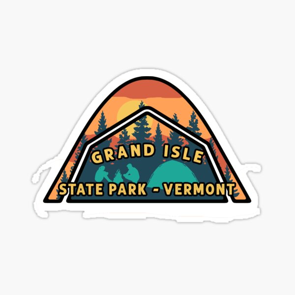 Item preview, Grand Isle State Park Vermont Tent Logo designed and sold by VanyaKar.