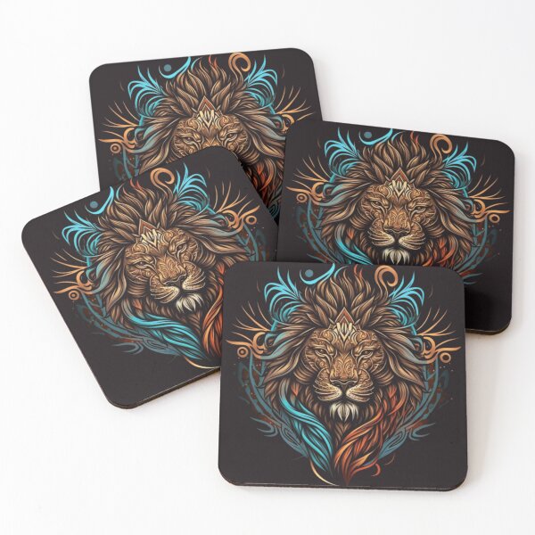 Item preview, Vector Art of Brave Lion  designed and sold by Art Genix.