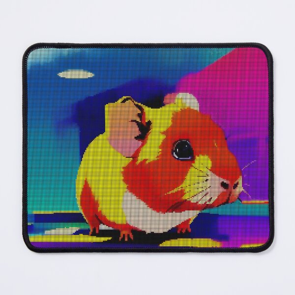 Item preview, Colorful Abstract Guinea Pig 8-bit Pixel Art designed and sold by PixelDripped.