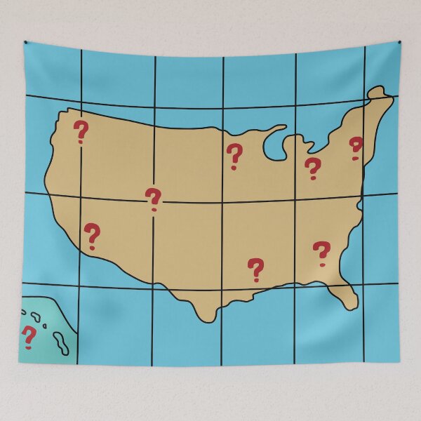 Item preview, ? USA Map designed and sold by REALsaintpetty.