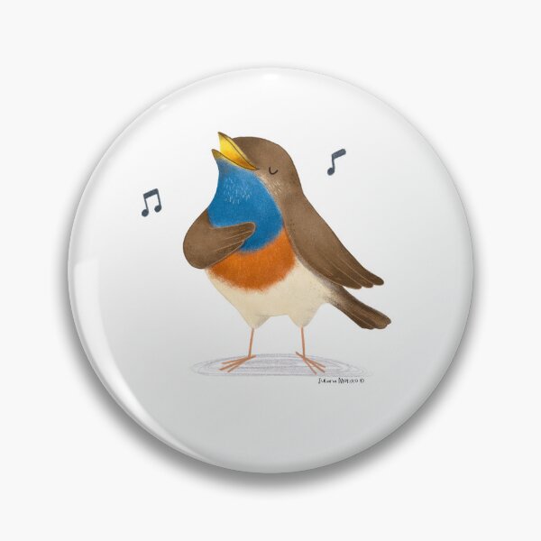 Artikelvorschau, Blue Throated Nightingale Vogelgesang entworfen und verkauft von julianamotzko.