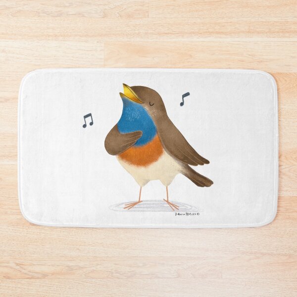 Item preview, Blue Throated Nightingale Bird singing designed and sold by julianamotzko.