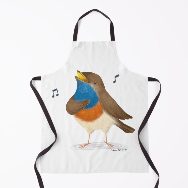 Item preview, Blue Throated Nightingale Bird singing designed and sold by julianamotzko.