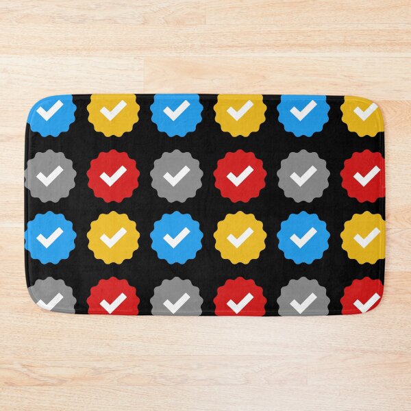 Item preview, Blue Gold Grey and Red checkmark Pack - verified check mark - blue ribbon verified mark meme designed and sold by MillennialMemer.