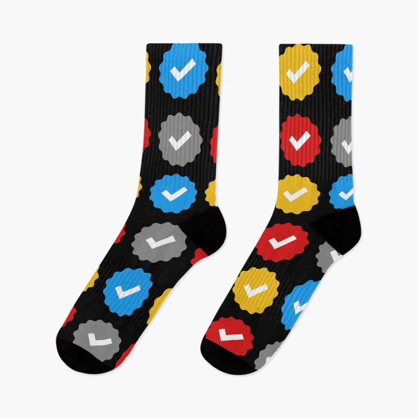 Item preview, Blue Gold Grey and Red checkmark Pack - verified check mark - blue ribbon verified mark meme designed and sold by MillennialMemer.