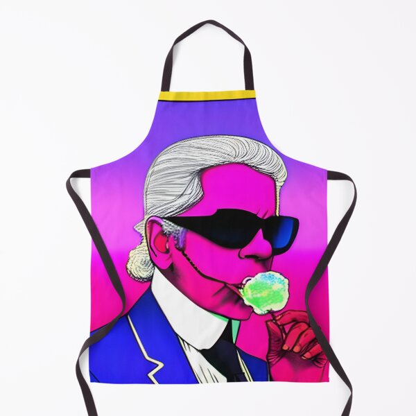 Item preview, Karl Lagerfeld eats cotton candy designed and sold by MelanieVerstr.