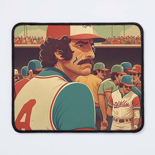 Item preview, 1970s baseball illustration designed and sold by Dan Edwards.