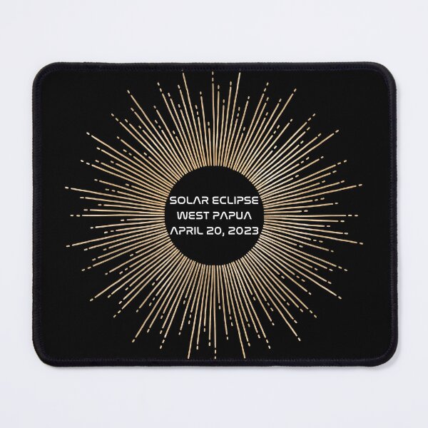 Item preview, Solar Eclipse West Papua, April 20, 2023 designed and sold by Cosmos-as-Art.