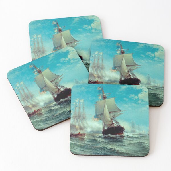 Item preview, Historical American Navy Oil Painting 1778 designed and sold by PurpleMt.