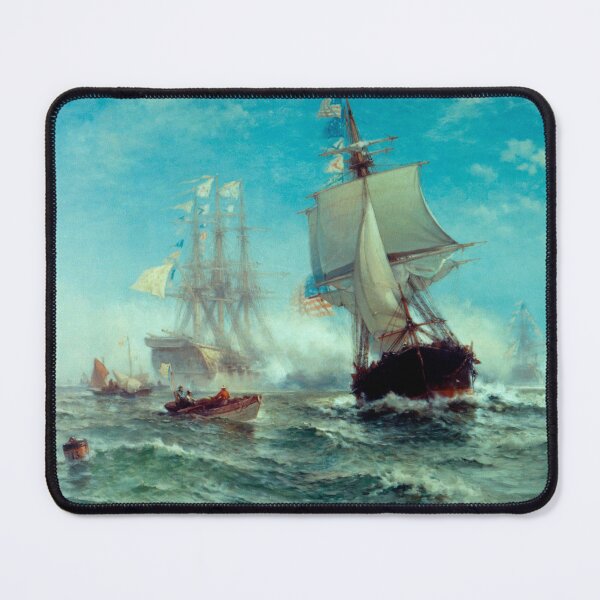 Item preview, Historical American Navy Oil Painting 1778 designed and sold by PurpleMt.