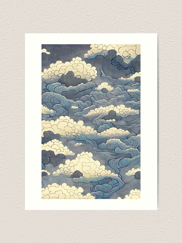 Hokusai Clouds and Water 
