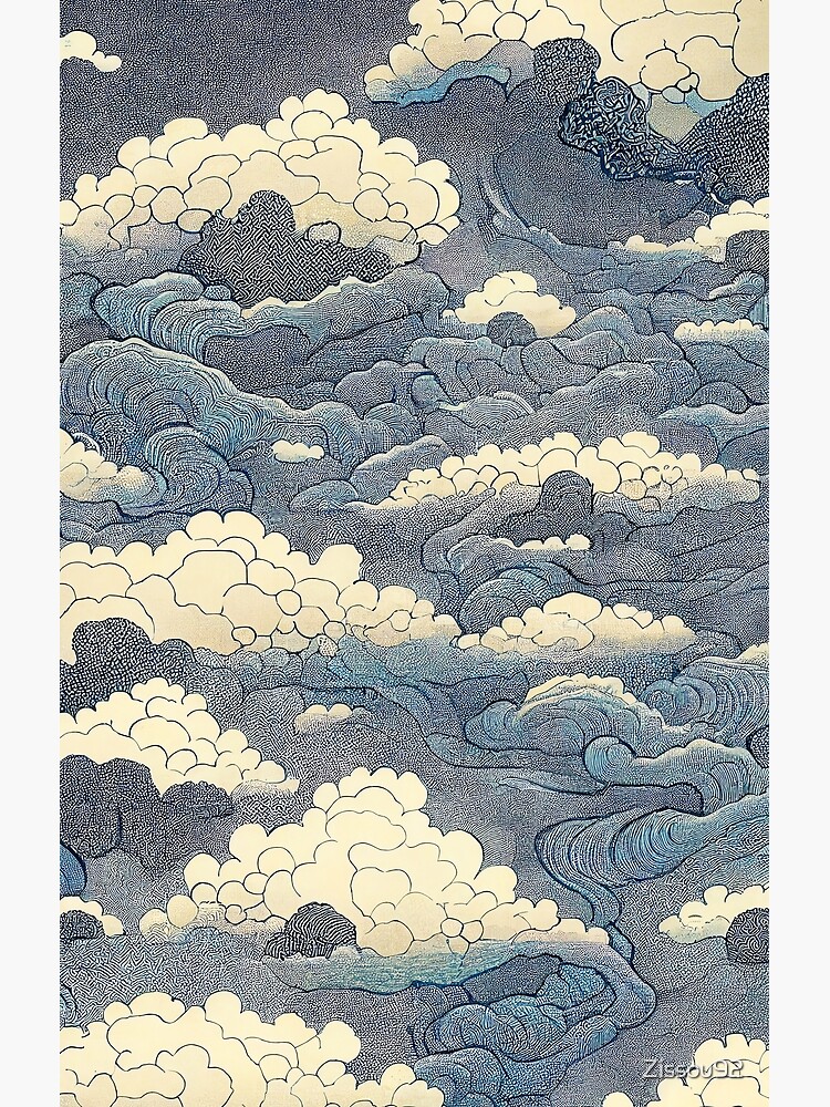 Hokusai Clouds and Water 