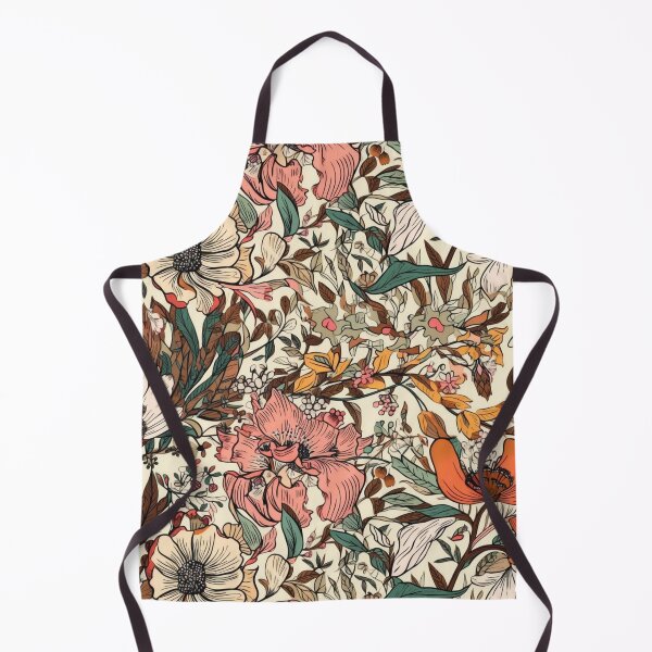 Item preview, Blooming Boho Floral Pattern Colorful Vintage Flowers A Line Dress Boho Home Decor  designed and sold by iPaint Airbrush Studio.