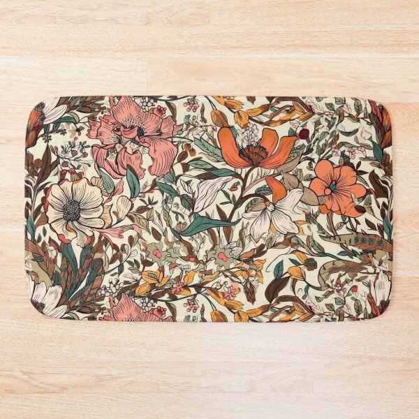 Item preview, Blooming Boho Floral Pattern Colorful Vintage Flowers A Line Dress Boho Home Decor  designed and sold by iPaint Airbrush Studio.
