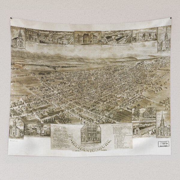 Item preview, Mechanicsburg, Pennsylvania (1903) designed and sold by allhistory.