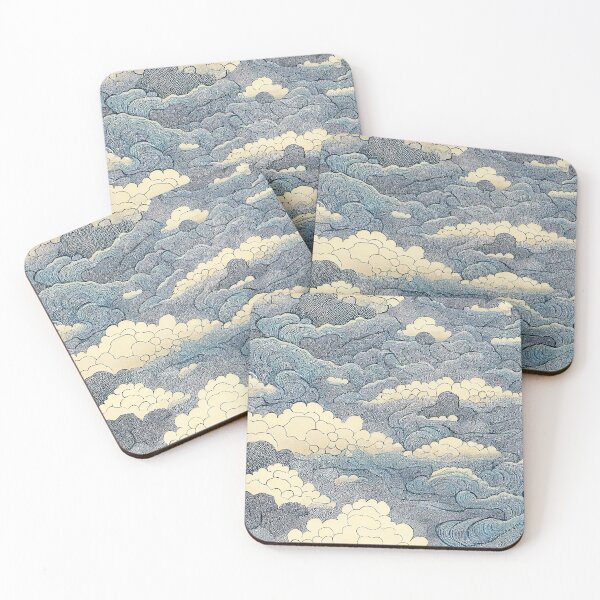 Item preview, Hokusai Inspired Clouds designed and sold by Zissou92.