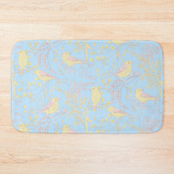 Item preview, pink and yellow birds designed and sold by Papergrape.