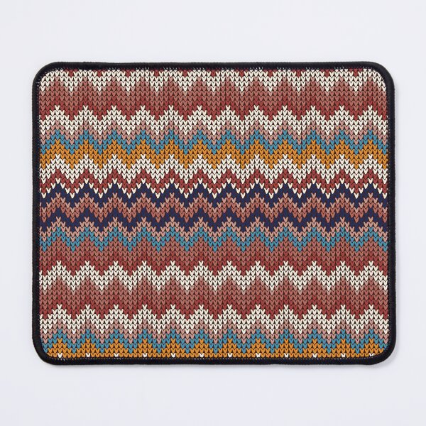 Item preview, 70's Zigzag Knit Pattern designed and sold by notsweettea.