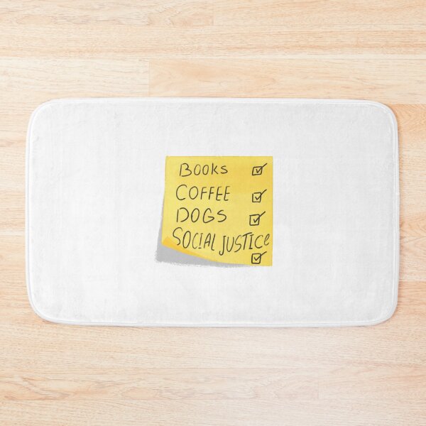 Item preview, Books, Coffee, Dogs and Social justice Sticky note designed and sold by SaraEbadi.