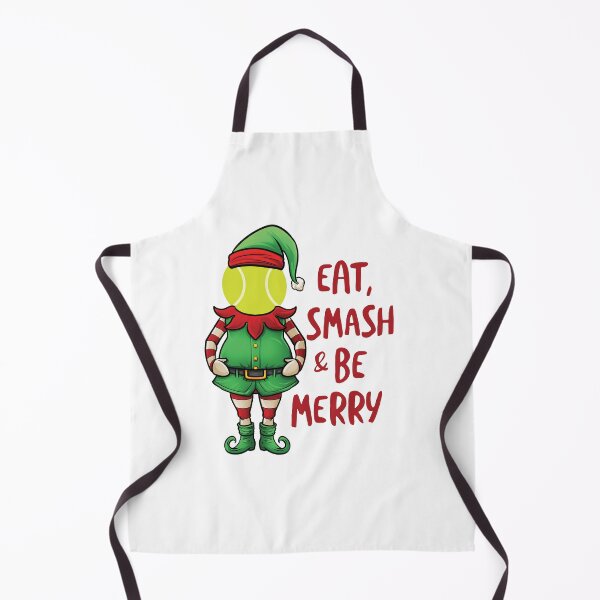 Item preview, Padel Christmas Elf Eat, Smash & Be Merry designed and sold by whyitsme.