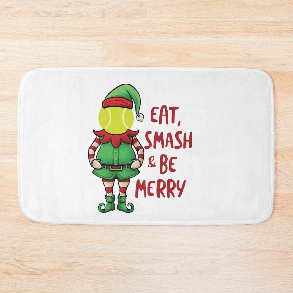 Item preview, Padel Christmas Elf Eat, Smash & Be Merry designed and sold by whyitsme.