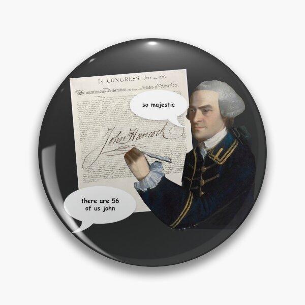 Item preview, Funny John Hancock Signature Declaration of Independence designed and sold by PurpleMt.
