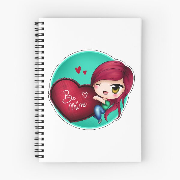 Item preview, be mine red chibi girl designed and sold by Drawersofdraw.