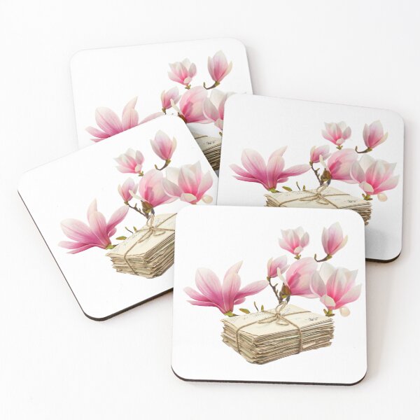 Item preview, Old  letters with Magnolia designed and sold by AgArtD.